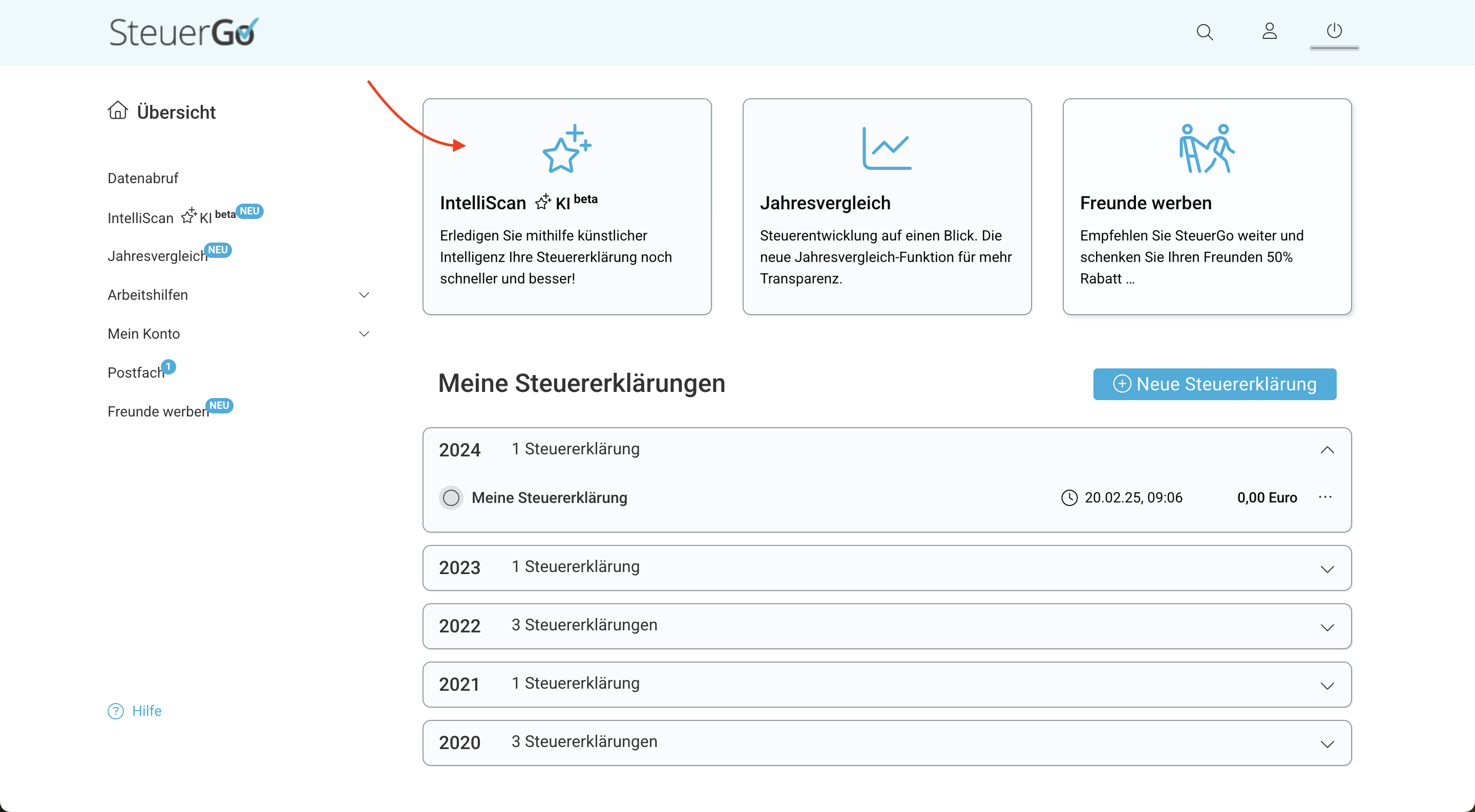 IntelliScan in der Übersicht